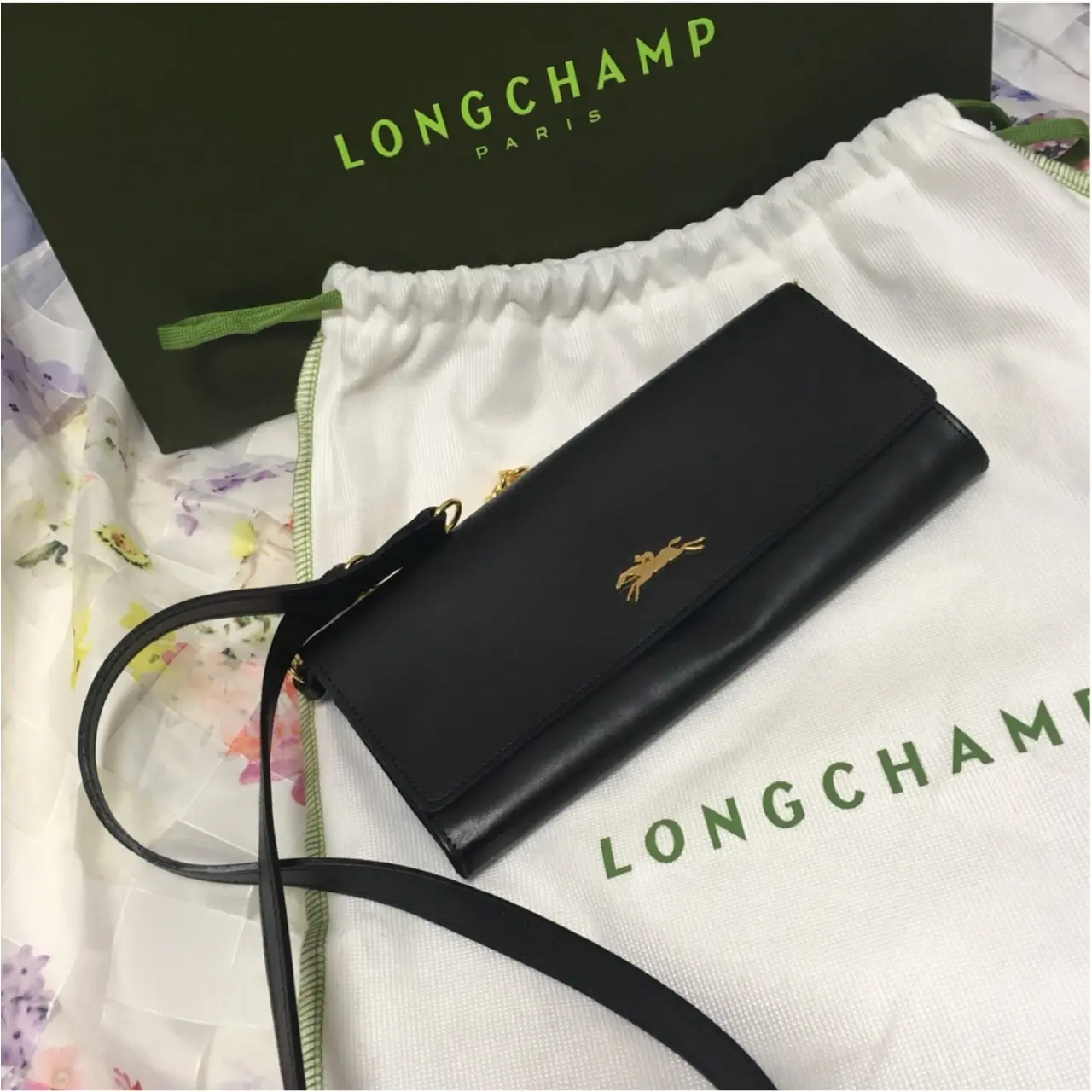 愛してやまない!LONGCHAMPのチェーンウォレット♡2代目をゲットしました♩*_4