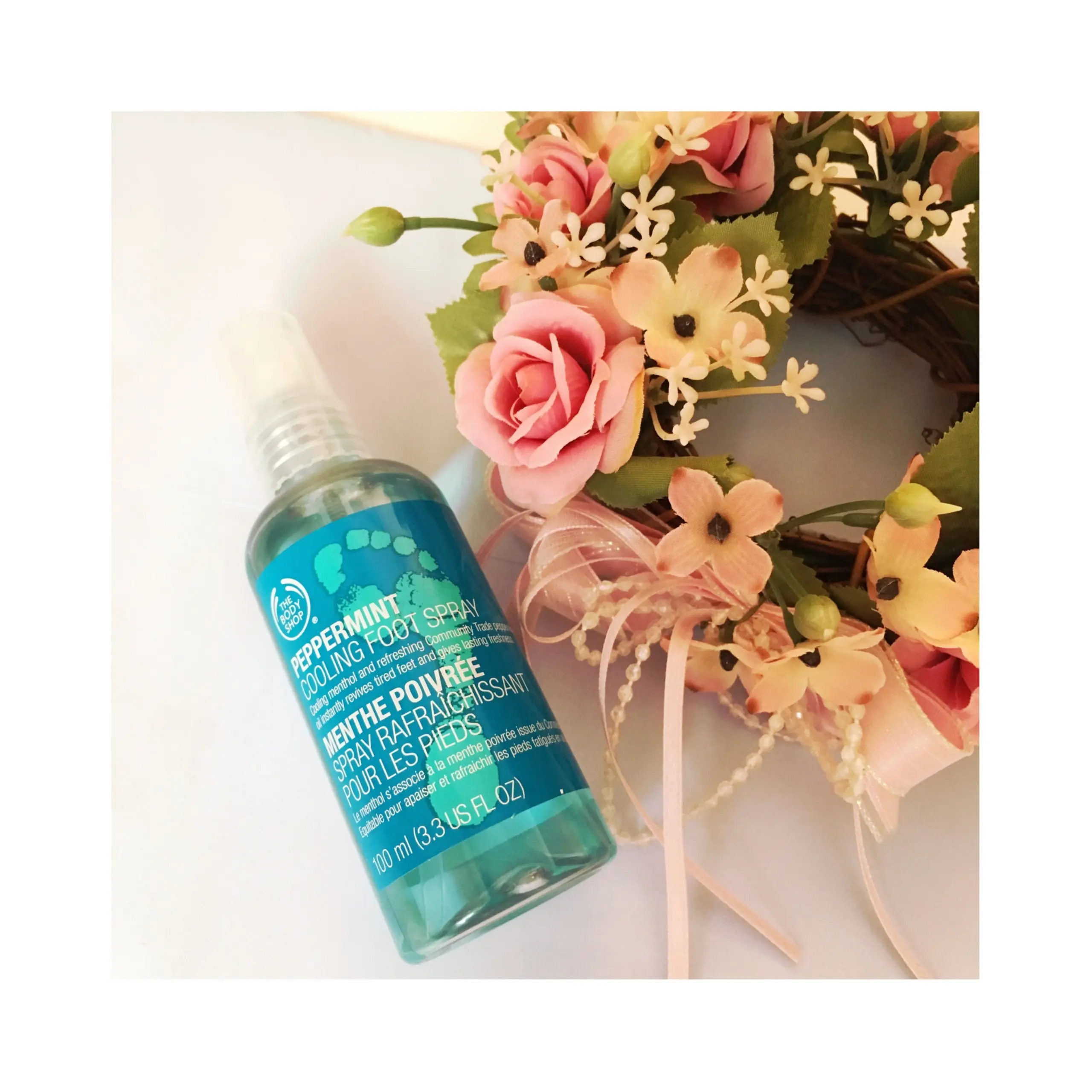 〝夏の気になる足元臭…お助けアイテム!〟THE BODY SHOPのフットスプレーがすごい❤︎_1