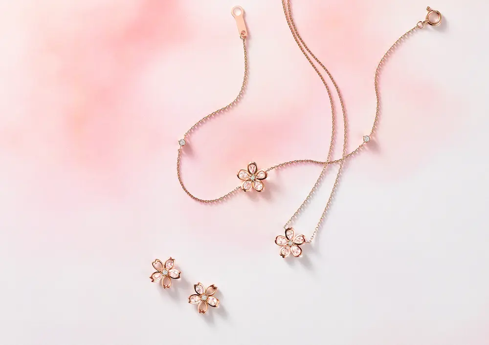 桜色ジュエリーでひと足お先に春爛漫♡『4℃』の「Sakura Collection」が甘すぎなくておしゃれ!_1