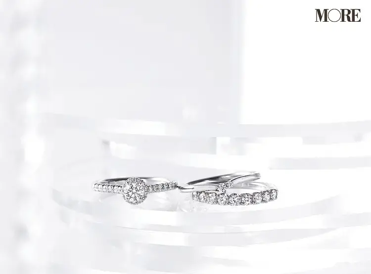 結婚指輪におすすめのレイデューコレクションとブーケコレクションのエタニティリングとマリッジリング