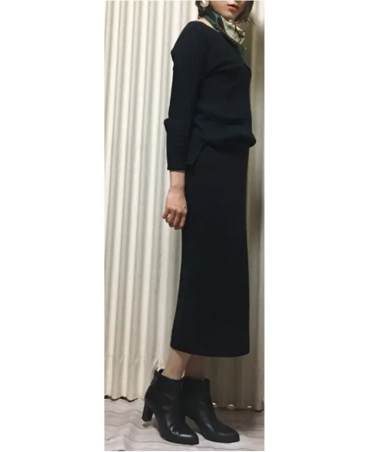 Coordinate...小物が主役のブラックコーデ_2