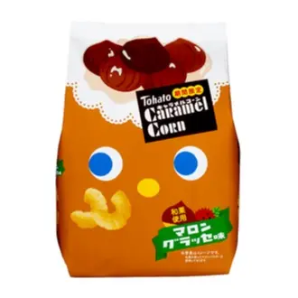 秋の味覚を一足先に♡ 「キャラメルコーン」に焼きいも味とマロングラッセ味が登場_2