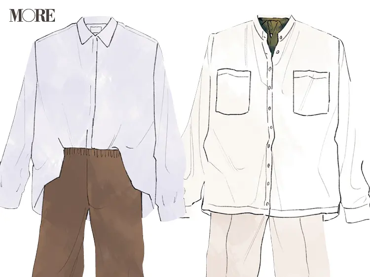 傷ついているとき、シュンの優しさがしみる……。同僚3人の恋物語『涼しげ寒色服着回し』12日目_1