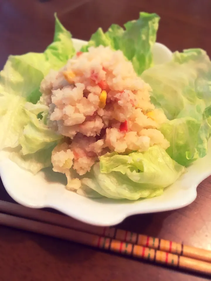 お湯を注いで出来上がり♡1分あればできるポテトサラダって!?_6