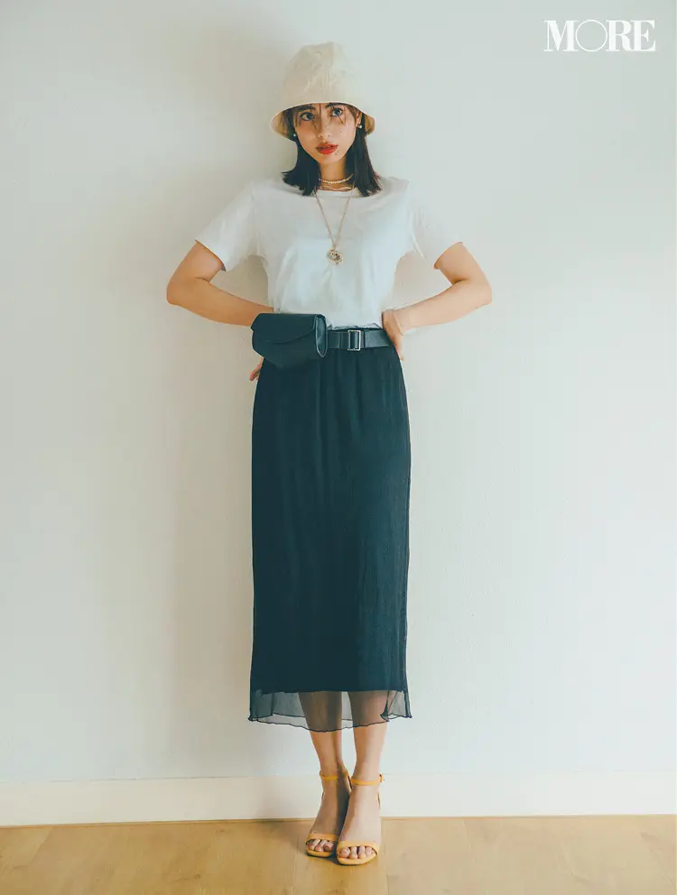 スタイリストの“推し白Tシャツ”はこのブランドだ! 真似したくなる着こなし例も紹介♡ 記事Photo Gallery_1_5
