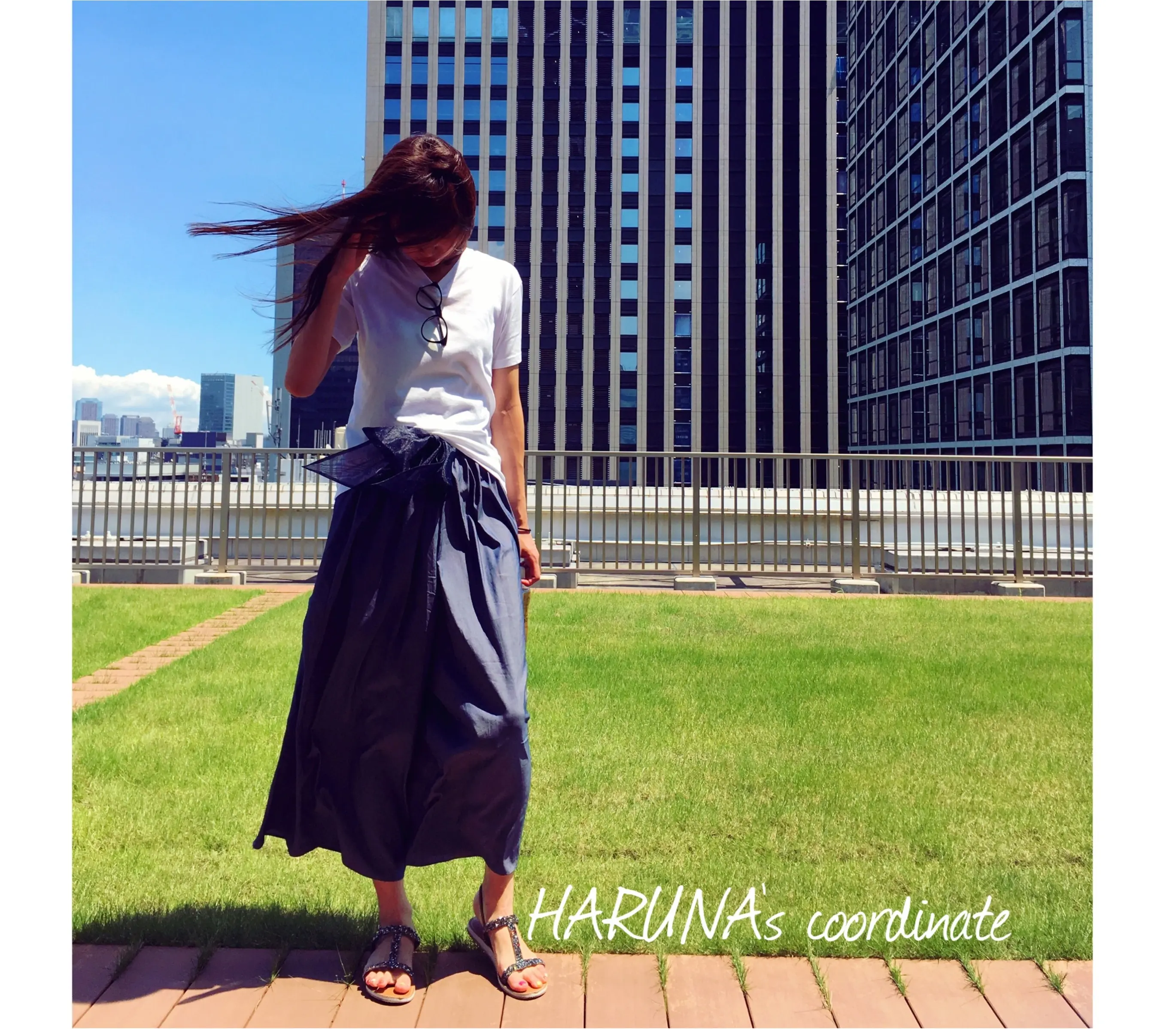 ▶▶これだけで何パターンでもいけちゃう!!この夏使えるワイドパンツコーデ【はるな】_5