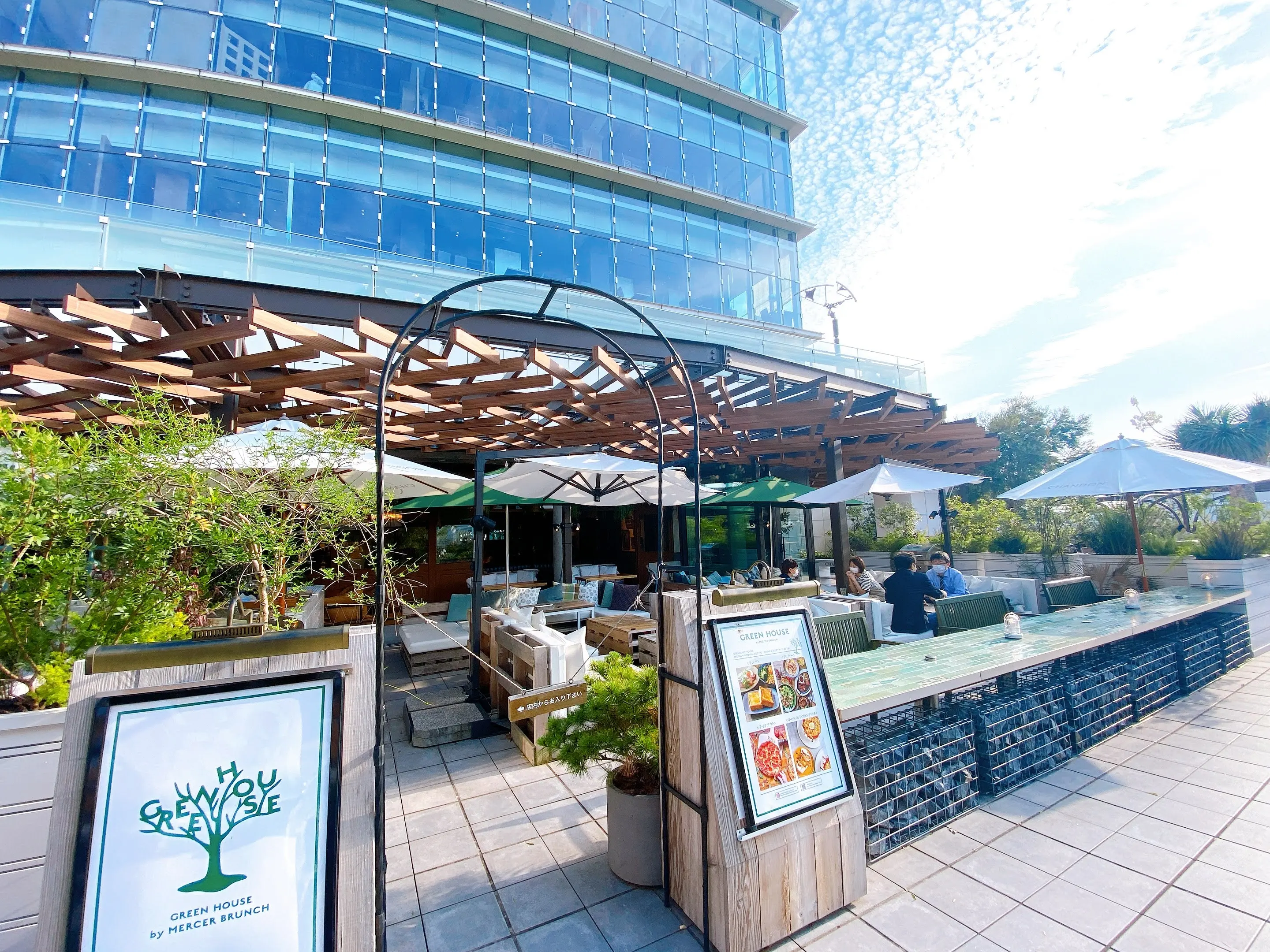 【GREEN HOUSE by MERCER BRUNCH】緑あふれるガーデンでいただく、まさに夢のシフォンケーキ(◦ˉ ˘ ˉ◦)。・゚@二子玉川_3