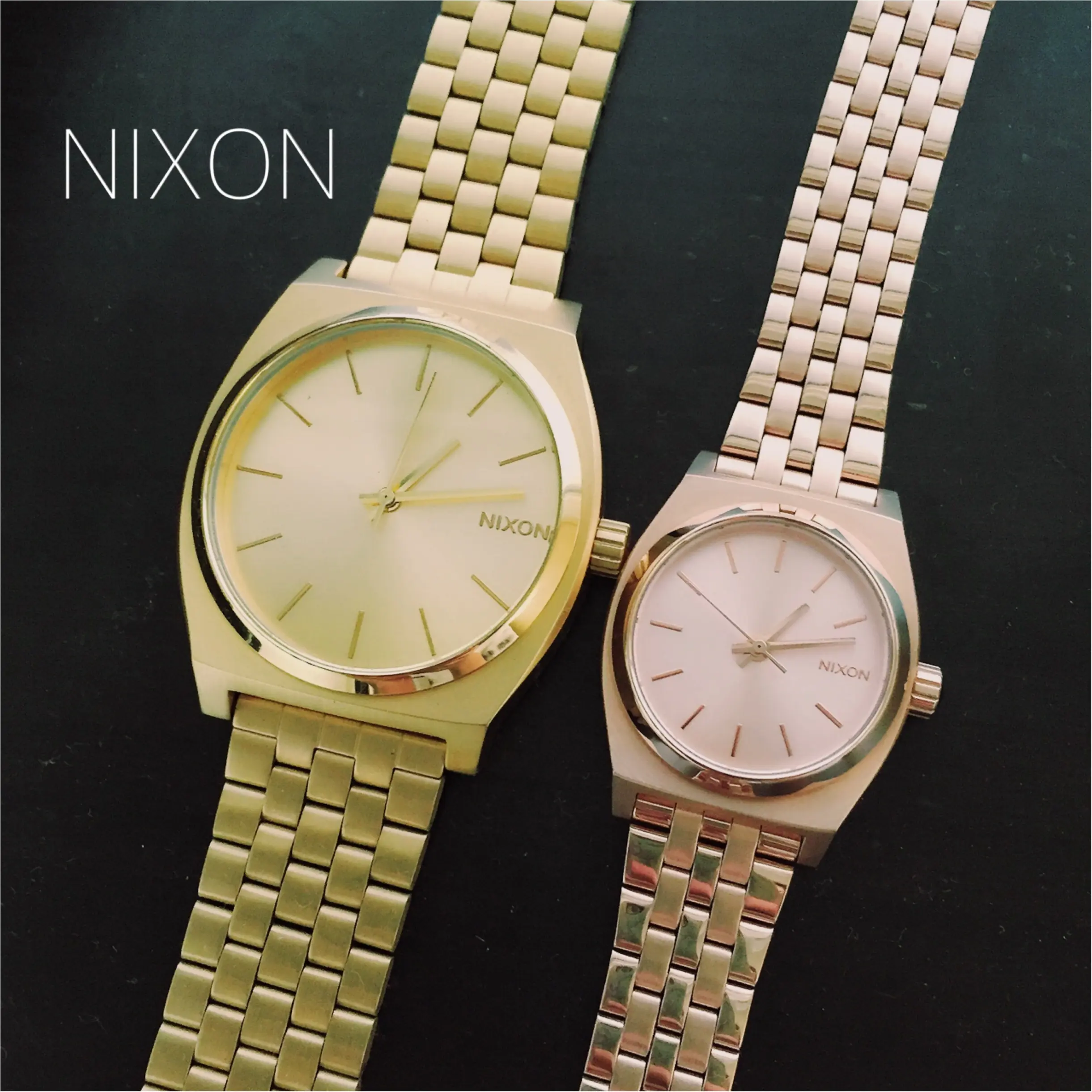 ♡肌をキレイに見せてくれる♡NIXONの腕時計_2