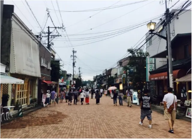 夏は避暑地の軽井沢へ★②貸し自転車でのんびーりゆの散歩_2