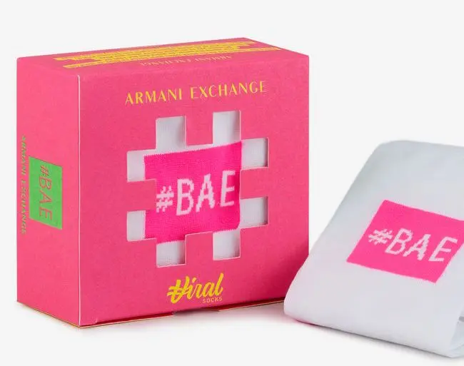 ソックスのハッシュタグにメッセージを込めて!『A|Xアルマーニ エクスチェンジ』で「VIRAL SOCKS」発売中☆_2