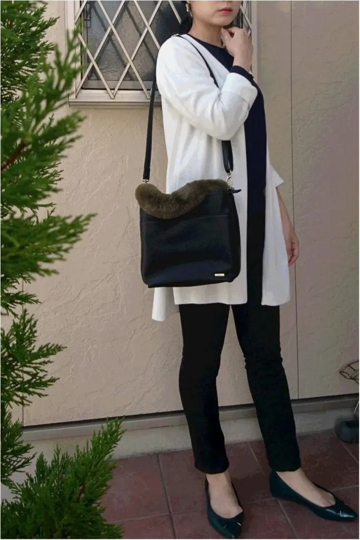 ≪ニコアンド≫2Way仕様のファーバッグ♡ 通勤&休日ともに使える!_4