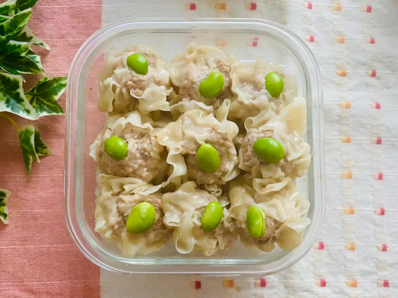 枝豆のせ焼売