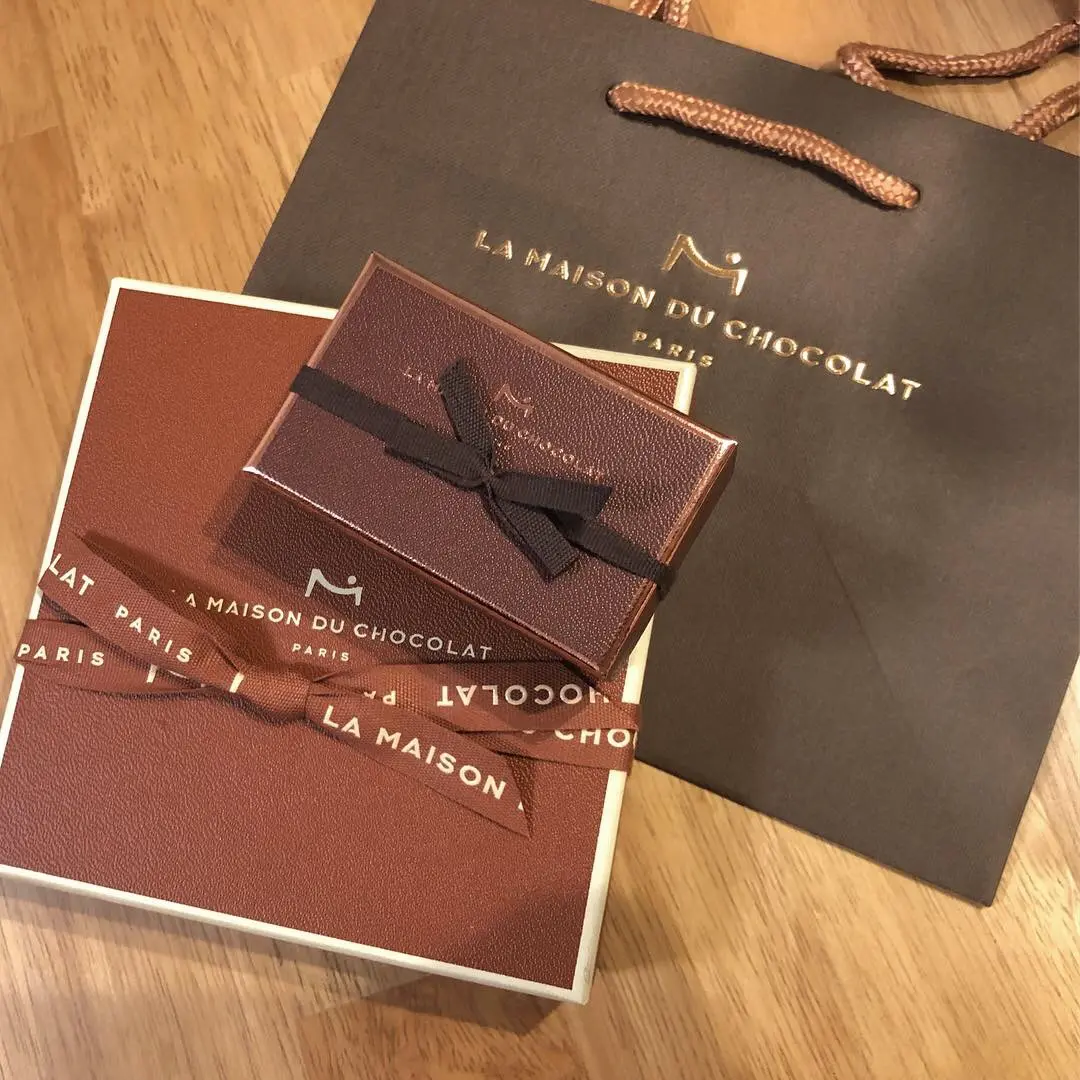 《Valentine2019》本命チョコは〈LA MAISON DU CHOCOLAT 〉ちゃっかり自分も食べたくて、、、♡_1