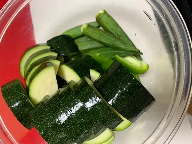 【我が家の定番!夏野菜の揚げ浸し!】市場でお野菜を買ったよ♡_1
