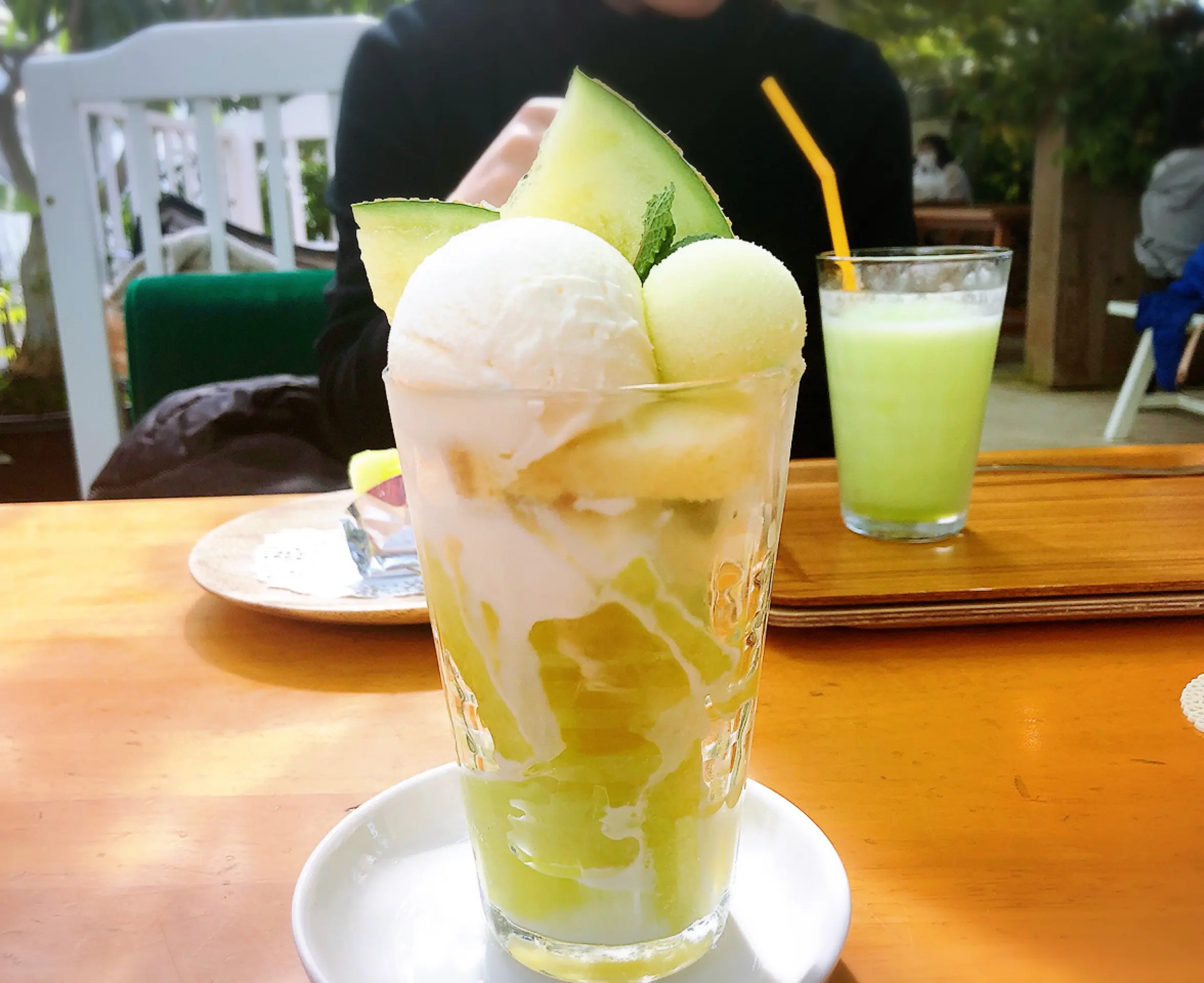 【#静岡】メロン農園直営❁緑に包まれたガーデンのようなカフェが魅力!甘〜いメロンをいただきました♩_9
