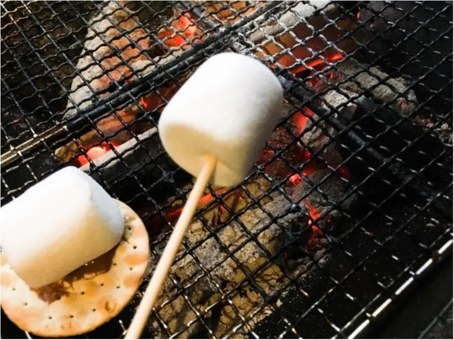 【ふわっトロ!!】冬BBQにもオススメ★アツアツとろ〜り大人気スイーツ・スモアの簡単レシピ_5