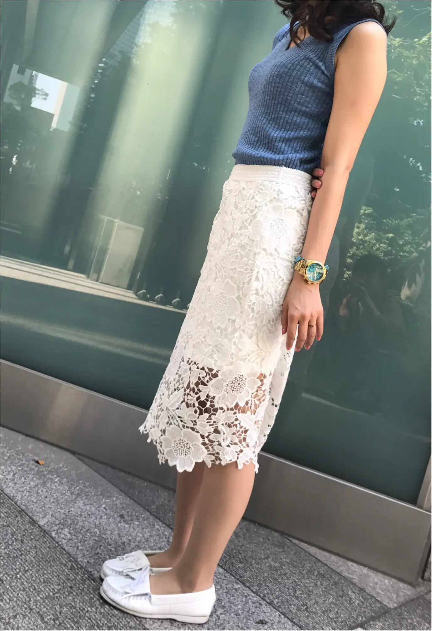 ★爽やかな初夏にぴったり!今季はようやく、ホワイトのタッセルローファーを買っちゃいました★_3