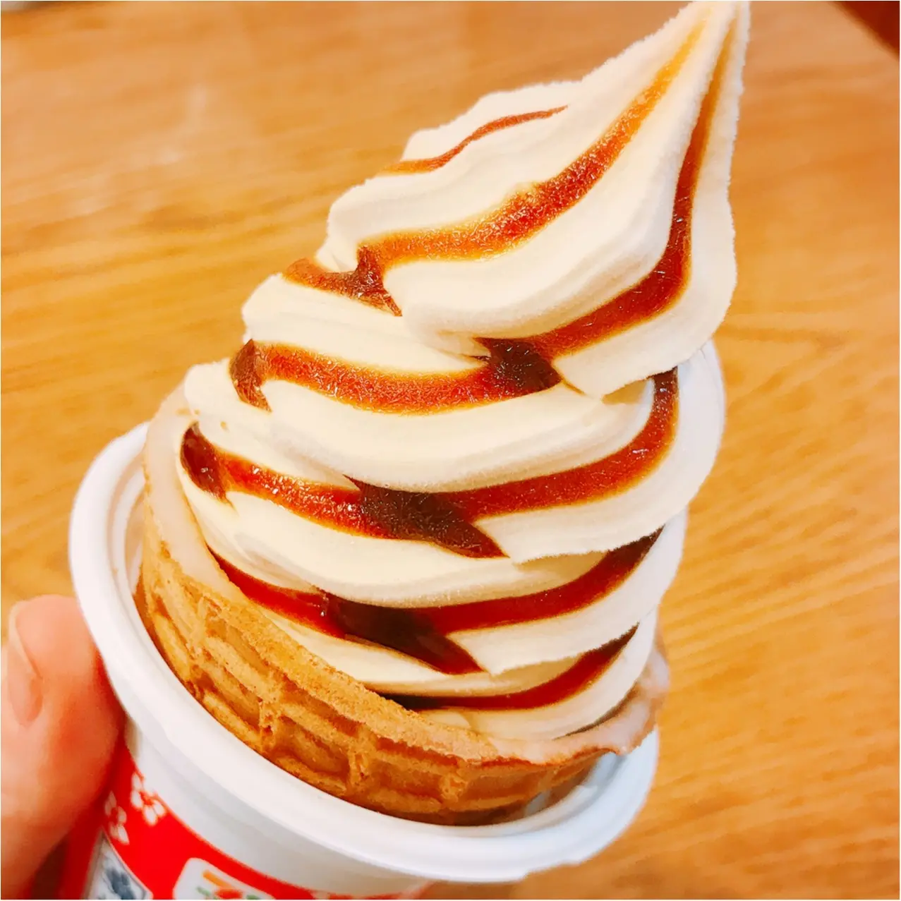 ひんやりもちもち!今年初アイスはセブンプレミアム【ワッフルコーン 桔梗信玄餅味】で決まり♡_2