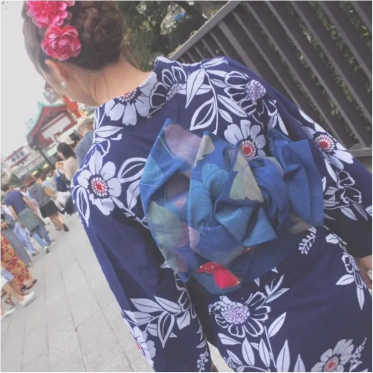 【✳︎浅草で浴衣レンタル✳︎】浴衣を着て浅草を満喫…♥︎♥︎ 着付けとヘアセットも♥︎ _2