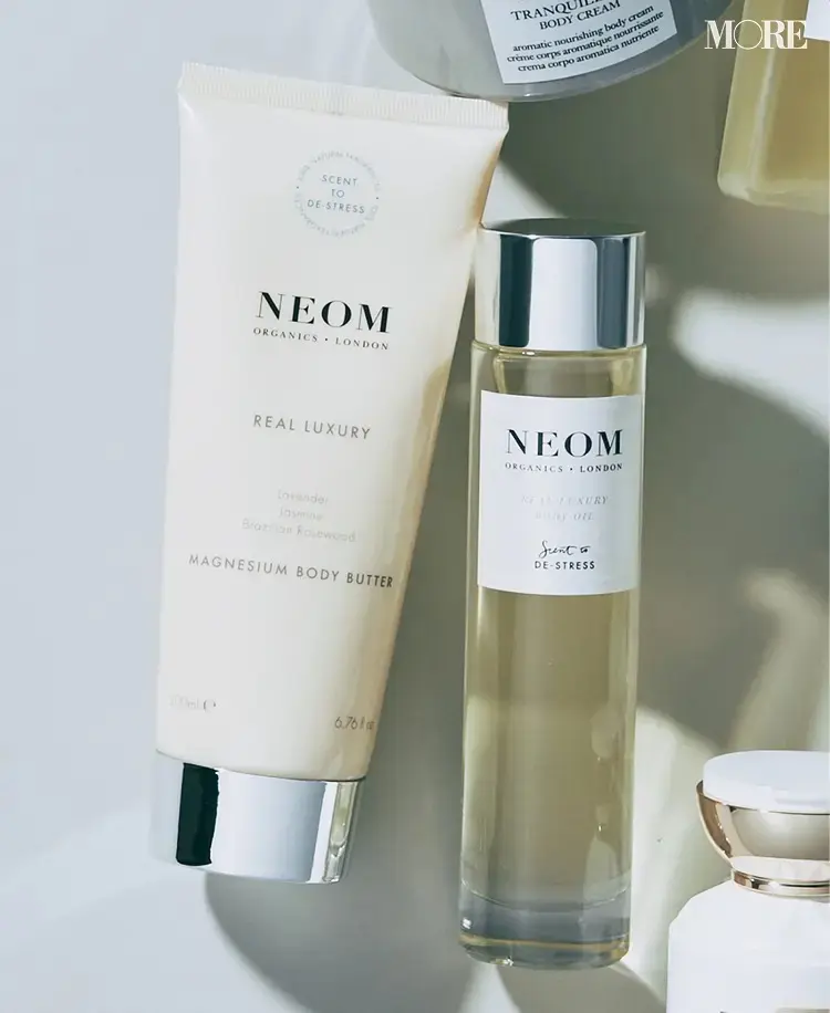 神崎恵おすすめのNEOMのボディオイルとボディバター