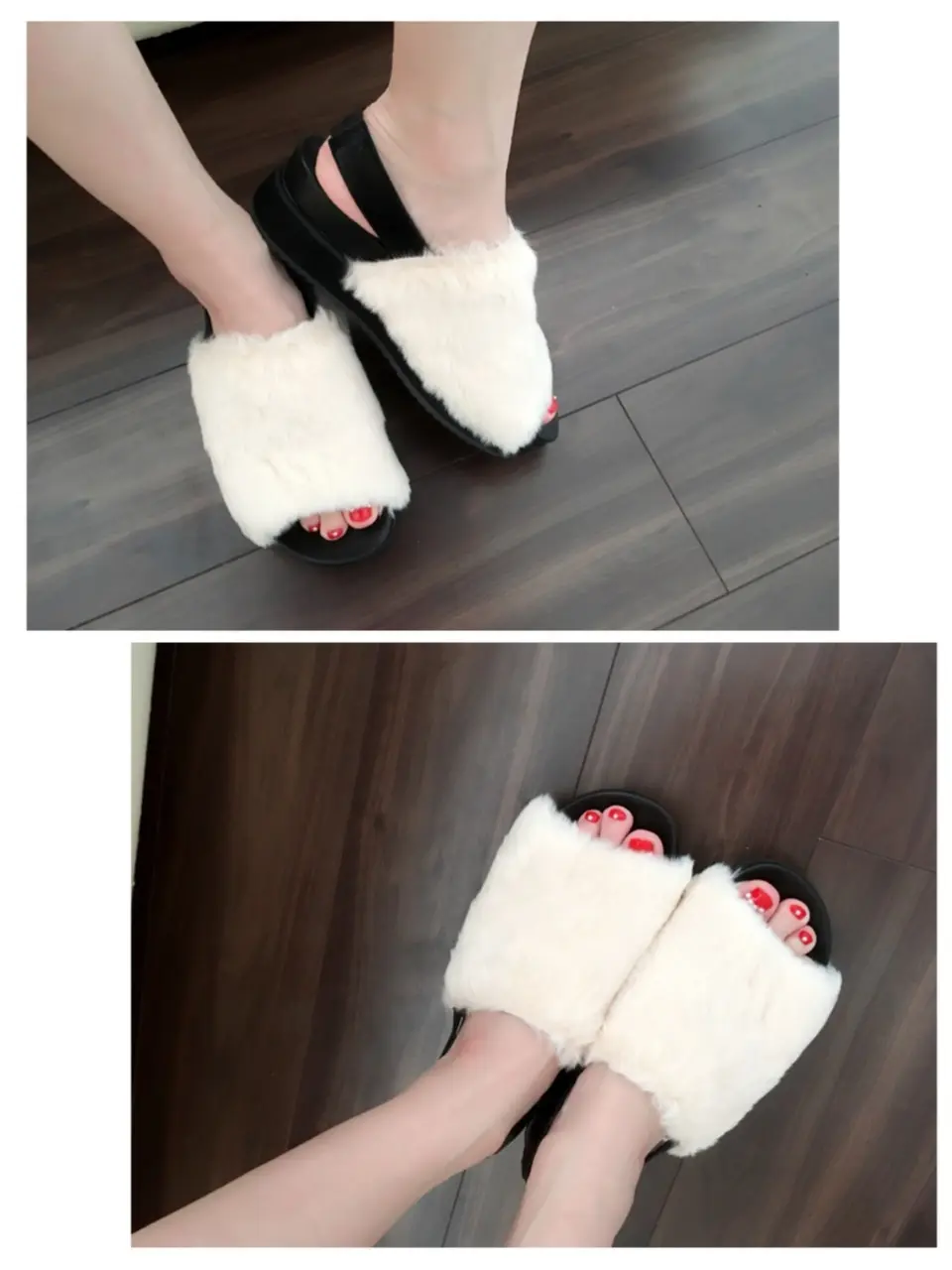 ♡完売大人気【GUファーサンダル1990円】オシャレに秋を先取りしちゃおう♡モアハピ◡̈のぞみ♡_8