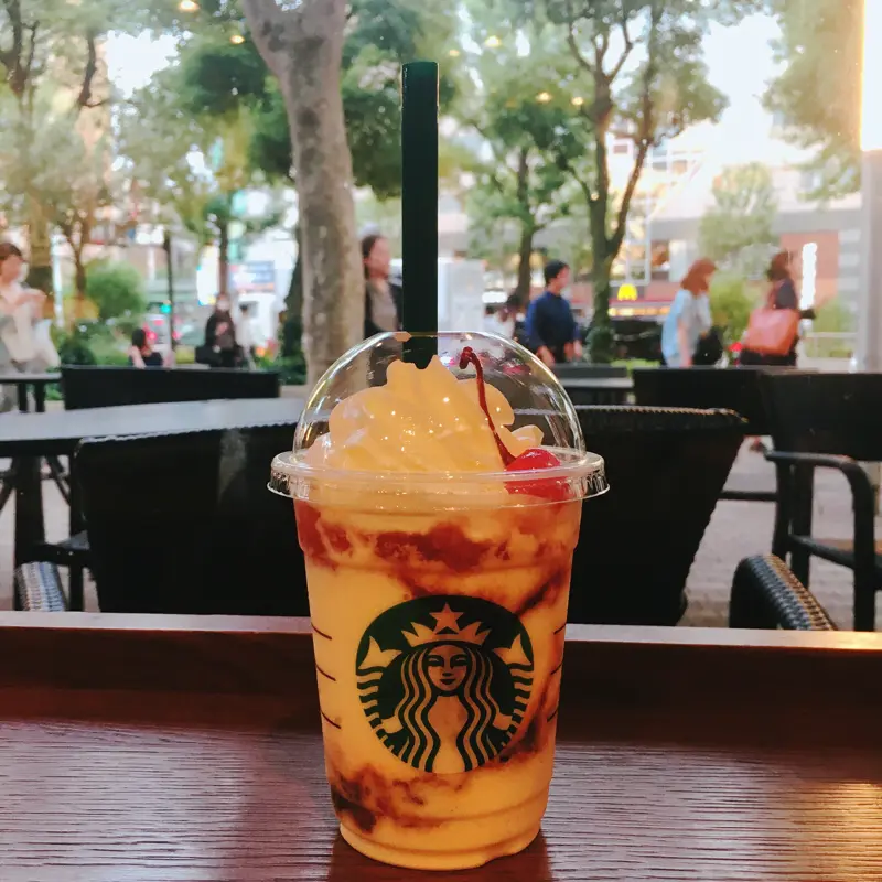 【グルメ】スタアバックスのプリンアラモードフラペチーノが感動的に美味でダイエット中でもリピりたいレベル_4