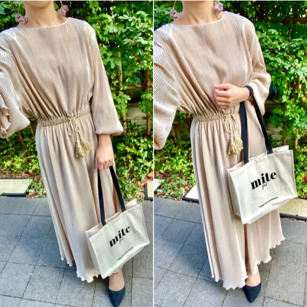 【mite】ミテガール必見★普段使いにもお呼ばれにも使える!《フリルプリーツワンピ》が超可愛い♡_5