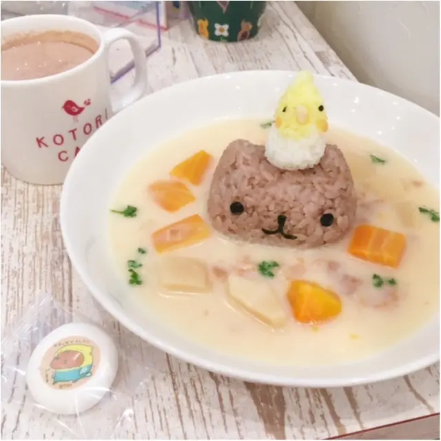 来年の干支に因んだコラボ♡『カピバラさん×ことりカフェ』に行ってきました(﹡´◡`﹡ )_10