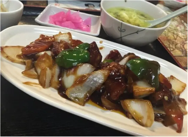 東京で出会ったキタナシュラン★雰囲気あるお店で黒酢あん定食を_6
