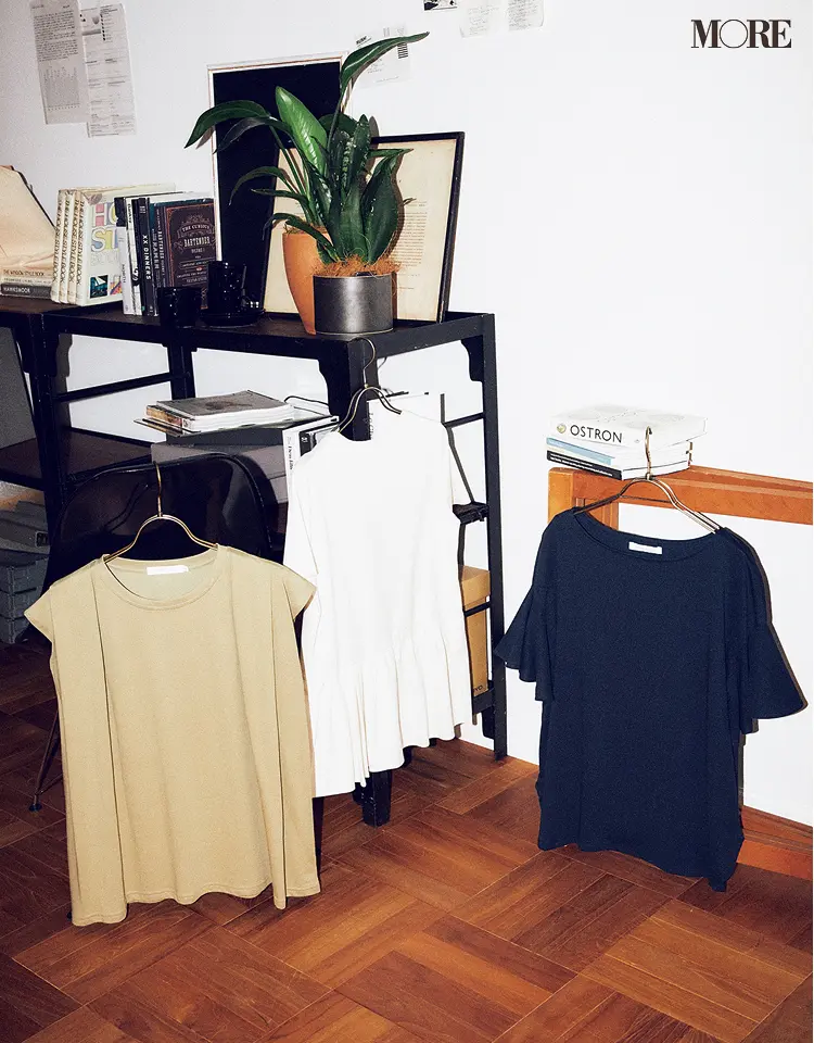 さっと着られて、洗えて、安くて、ブラウスみたいなきちんと感♡ デザインTシャツで涼しげ通勤_3