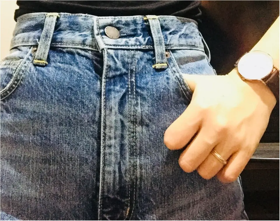 【GU de お買い物❤︎】1度はいたら買うしかない!?『ハイウエストストレートジーンズ』がプチプラなのにとってもお洒落なんです✌︎_2