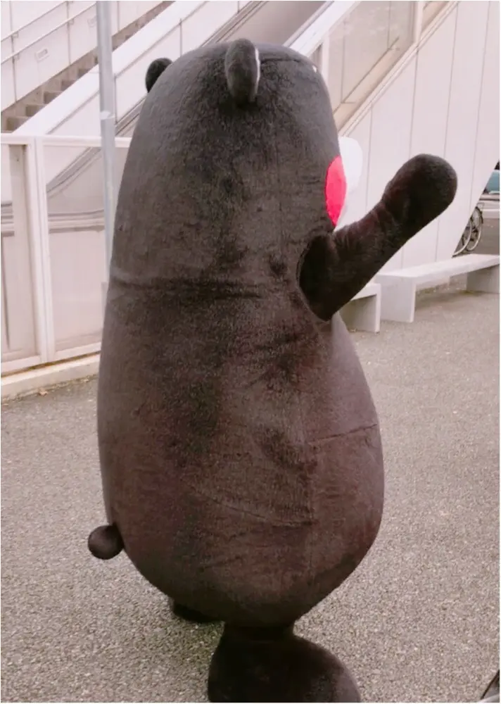 この後ろ姿は……まさかまさか!『くまモン』と遭遇しちゃいました!【#モアチャレ 熊本の魅力発信!】_1
