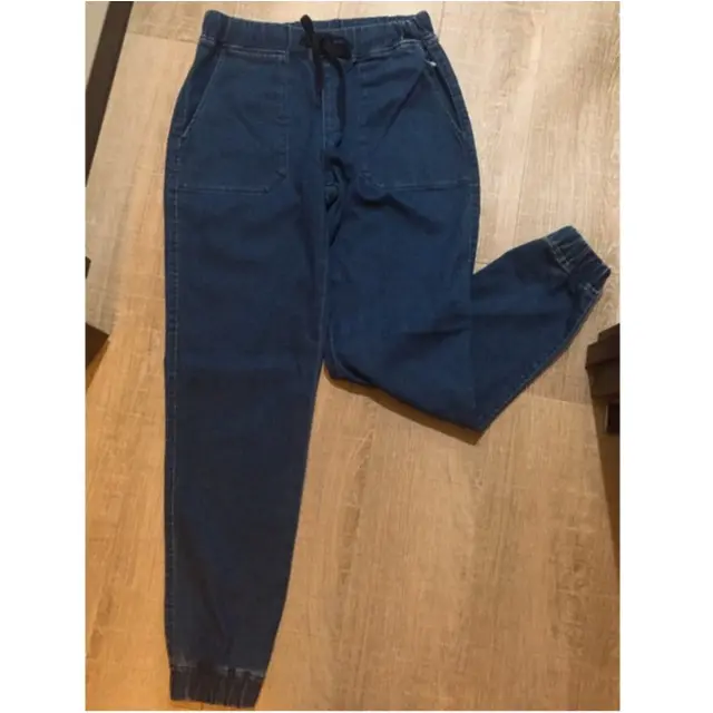 【ユニクロ】プチプラ祭り!全身コーデ¥2670のお買い物レポ♡クルーネックT/デニムジョガーパンツ/パンプス_4