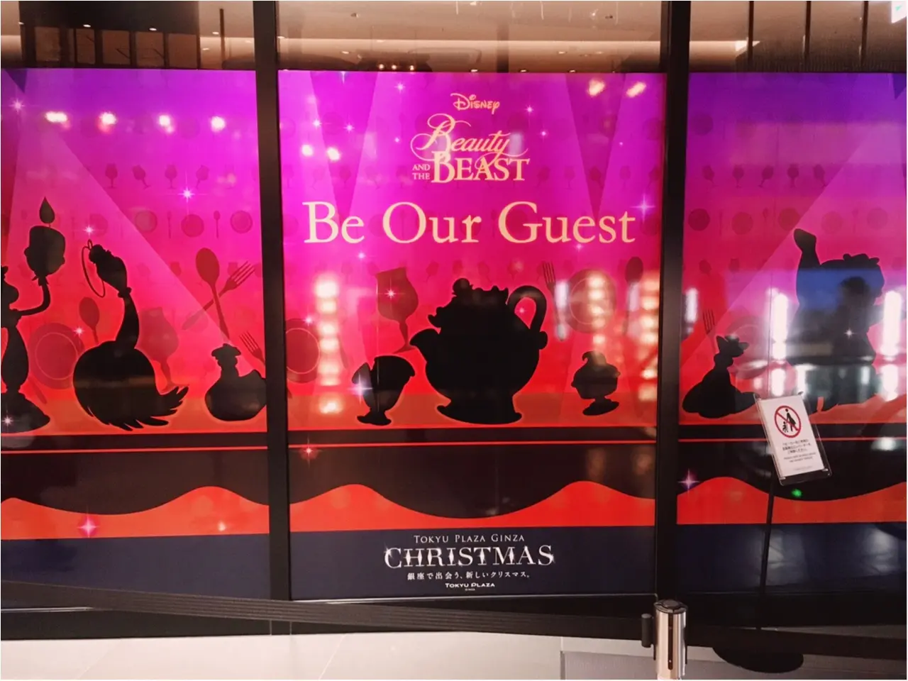 ディズニー映画『美女と野獣』がテーマの 『TOKYU PLAZA GINZA CHRISTMAS 2016』を写真たっぷりでご紹介しちゃいます♡_3