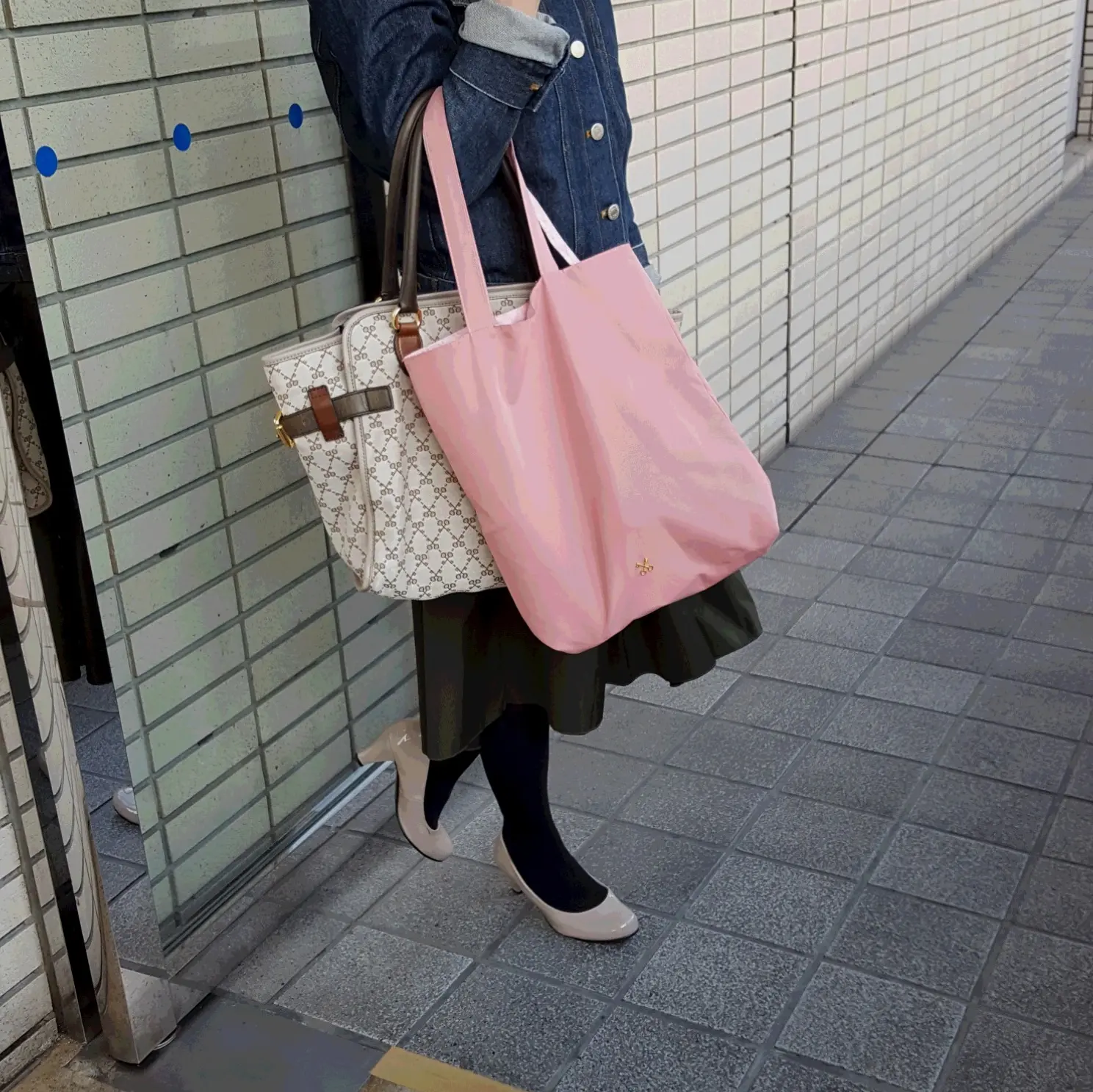 SAZABY リバーシブルトートバッグと出かける春♡_1