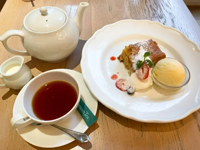 【Afternoon Tea TEAROOM】No.1スイーツ 《アップルパイ》と《紅茶》で優雅な休日♡_3