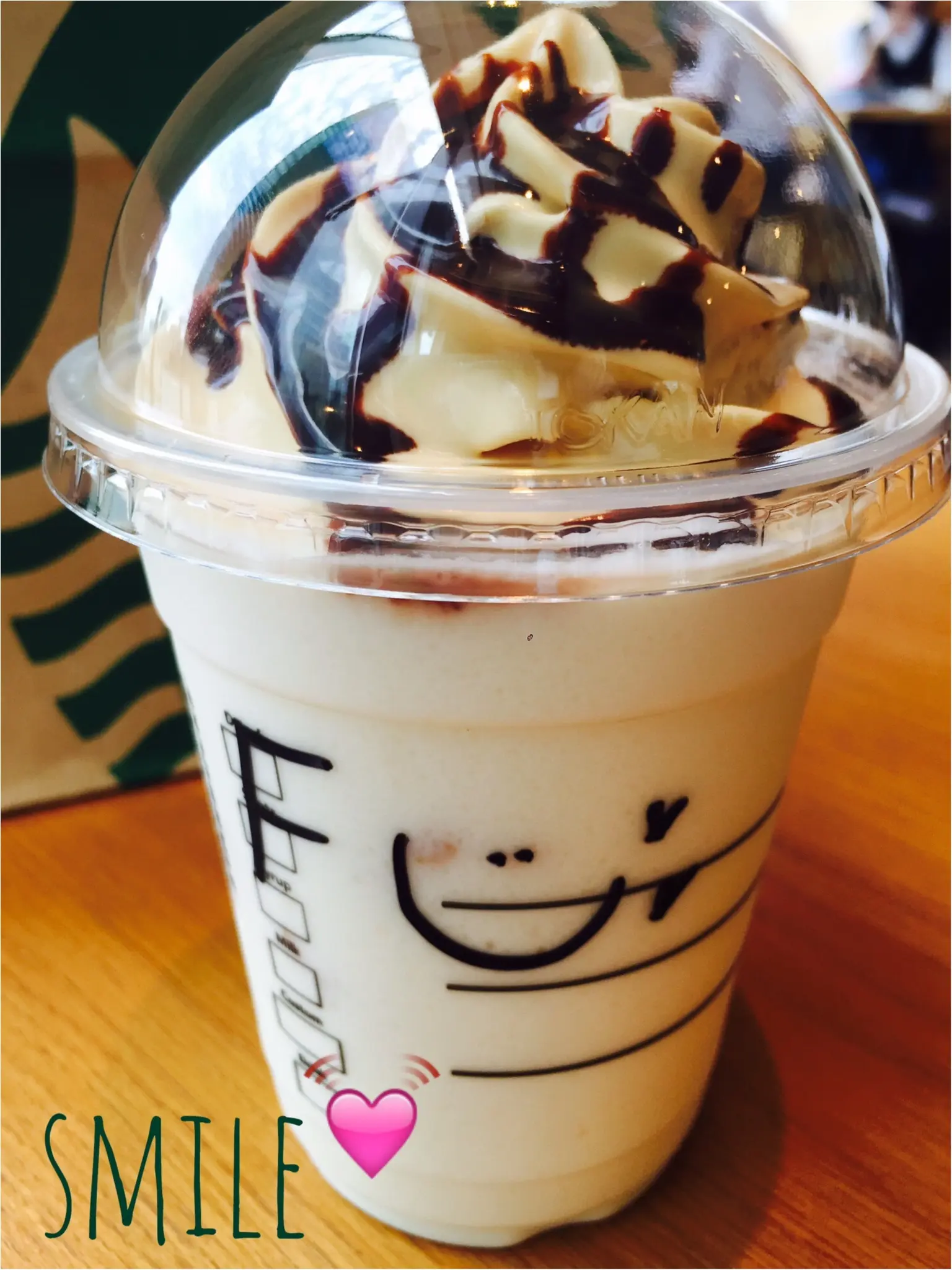 【新作♡】スタバのチーズケーキフラペチーノいただきました¨̮⑅*_3