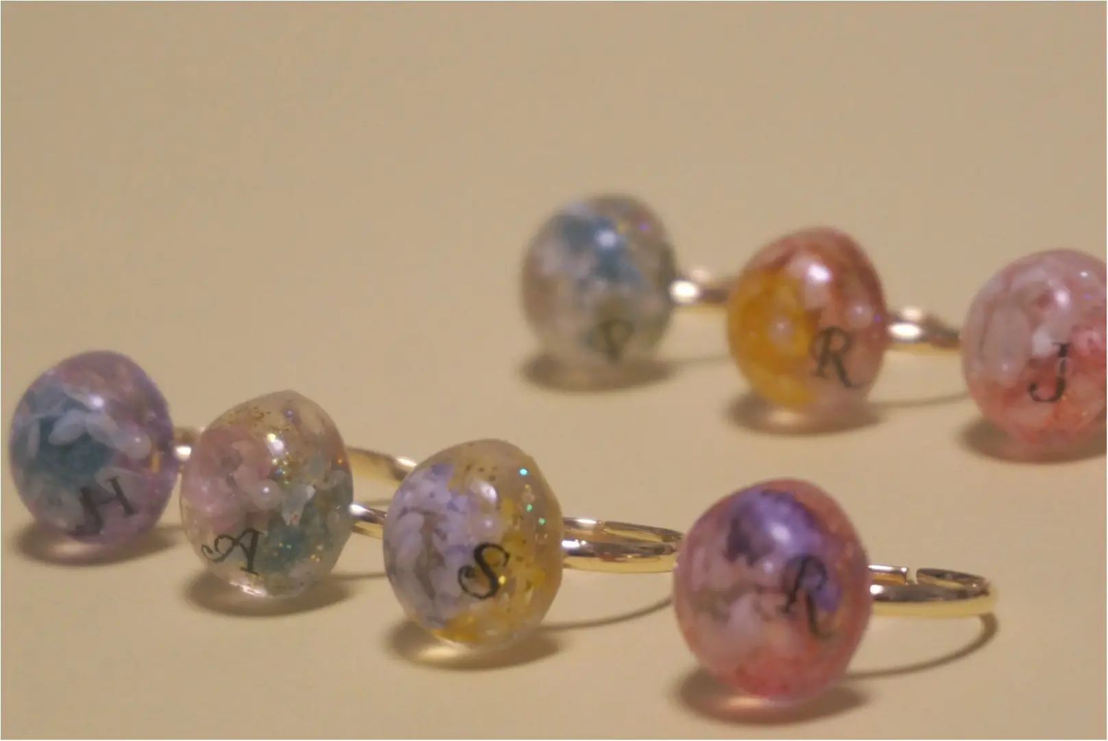 【UVレジン】と【スターフラワー】でピンキーピングを作ろうヾ(o´▽`)ノ゙_15