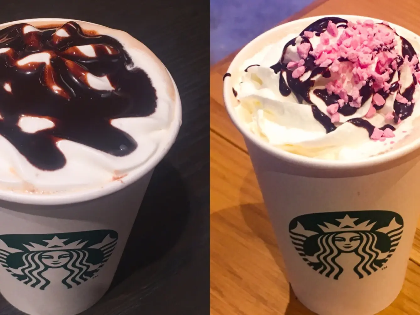 【スタバ速報/カスタマニア】甘党派orビター派?! バレンタイン史上最強ビバレッジを飲み比べ! ハートのスペシャルカップも見逃せない♡♡_1