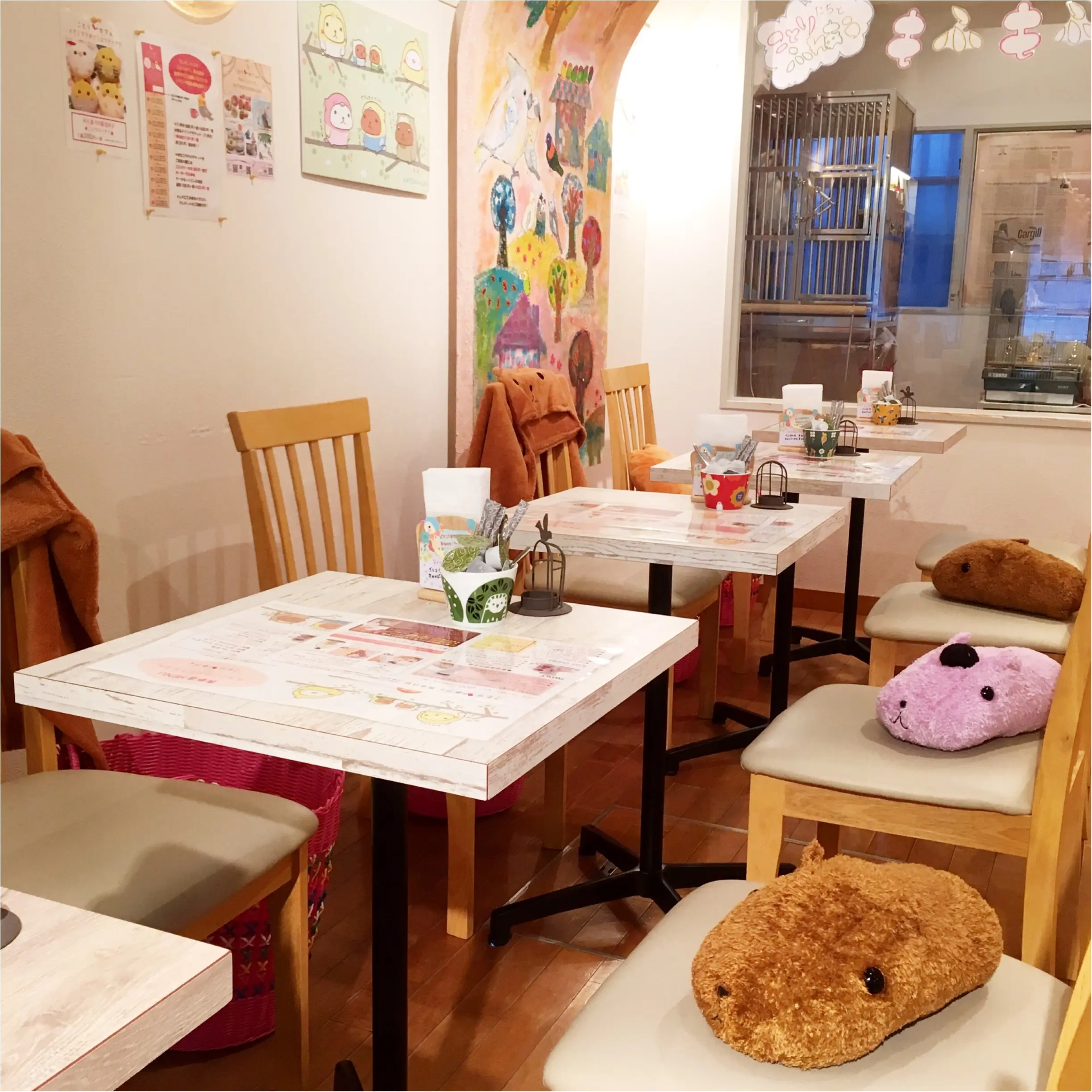 『カピバラさん×ことりカフェ』コラボ♡ことりカフェ表参道店でカピバラさんケーキを食べてきました(﹡´◡`﹡ )_4