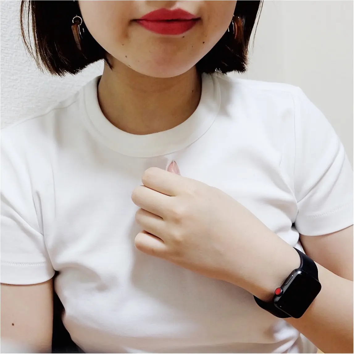 【Uniqlo U】ベーシックアイテムこそこだわりを!生地の透け感 厚み シルエットすべて検証!細見えまでしちゃう超優秀¥1000Tシャツだった♡コーデ画有✌︎_5