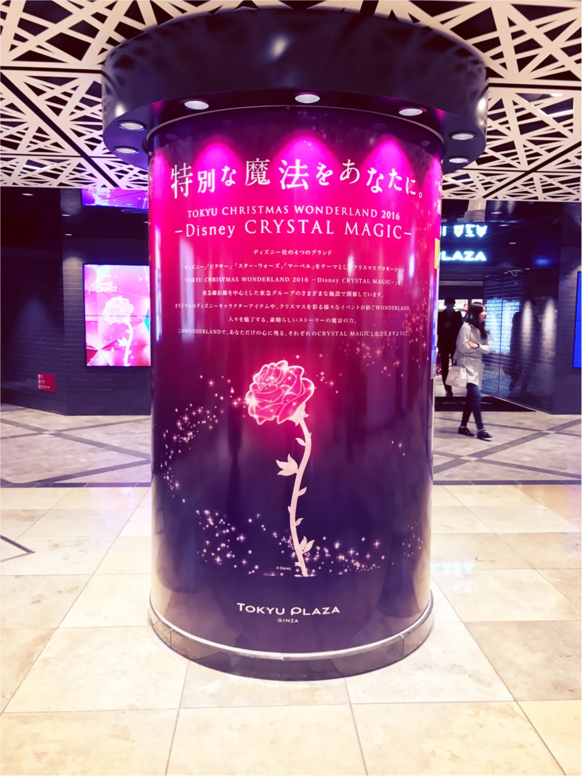 【美女と野獣】の世界に出会える❤︎TOKYU PLAZA GINZAでひと足お先にクリスマス気分☺︎_1