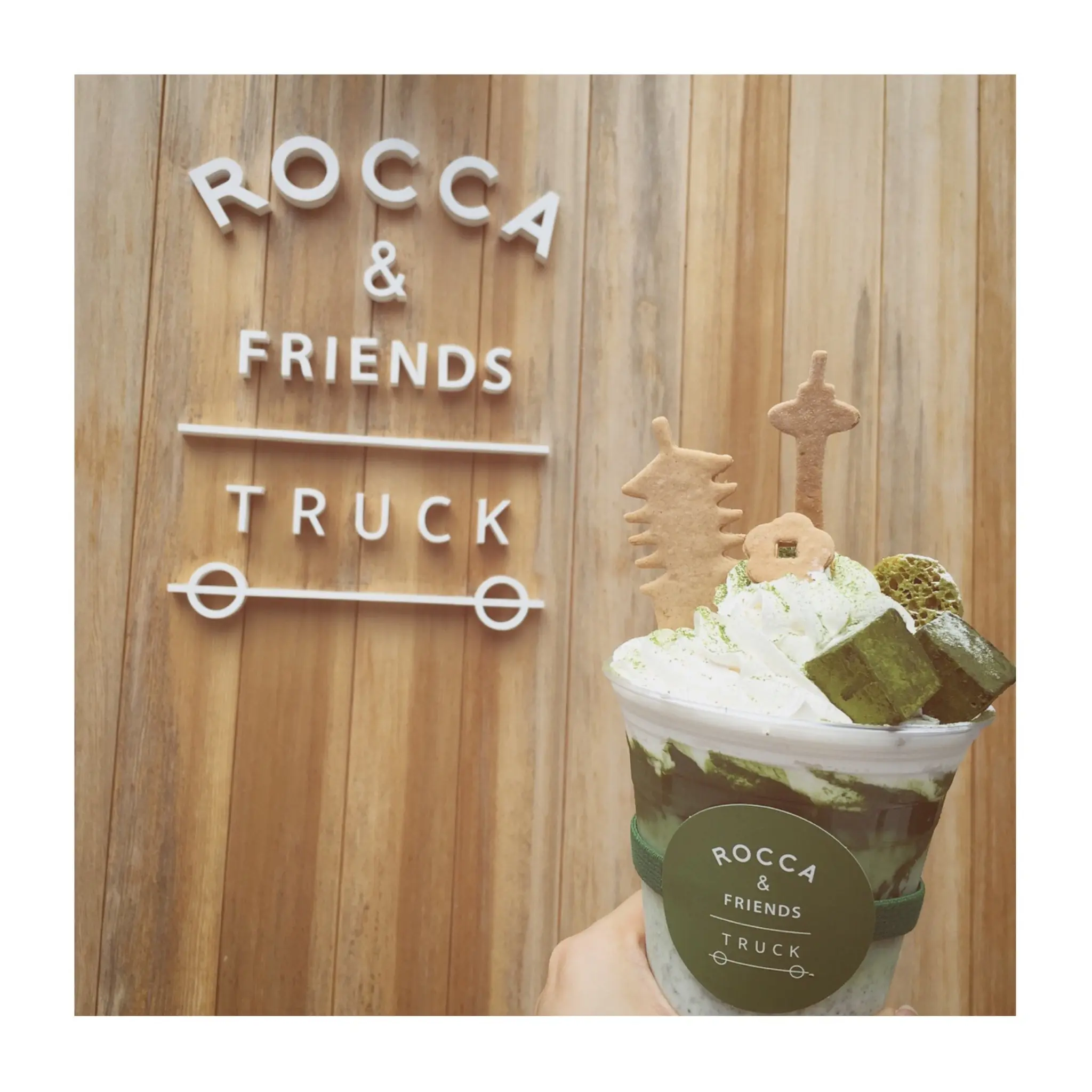 #5【#cafestagram】❤️:《京都》に行ったら絶対飲みたい!ROCCA&FRIENDS TRUCKの抹茶ラテがかわいすぎる◡̈_3