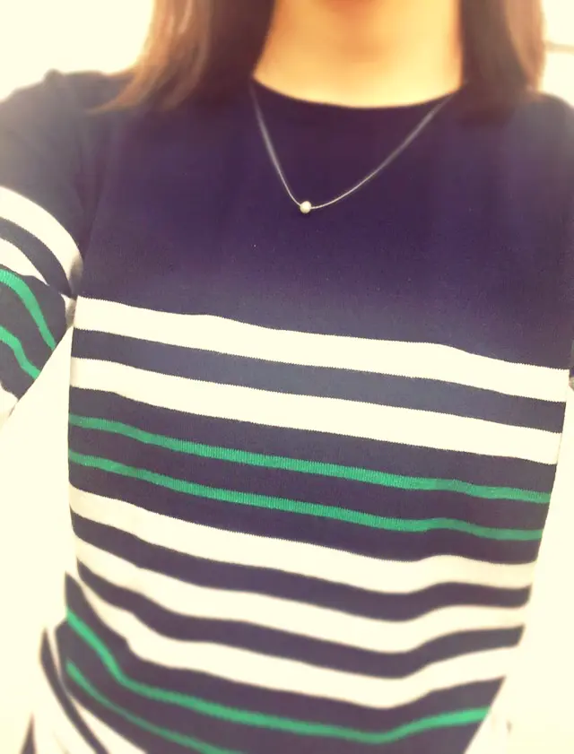 【着痩せ◎】会社の日もオフの日も大人かわいい半袖ボーダーを着回し♡_1