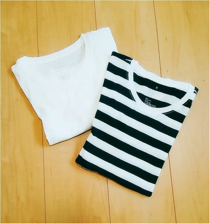 着回し力抜群!無印良品の【クルーネックTシャツ】でシンプルカジュアルな6days♪(443 まゆ_1