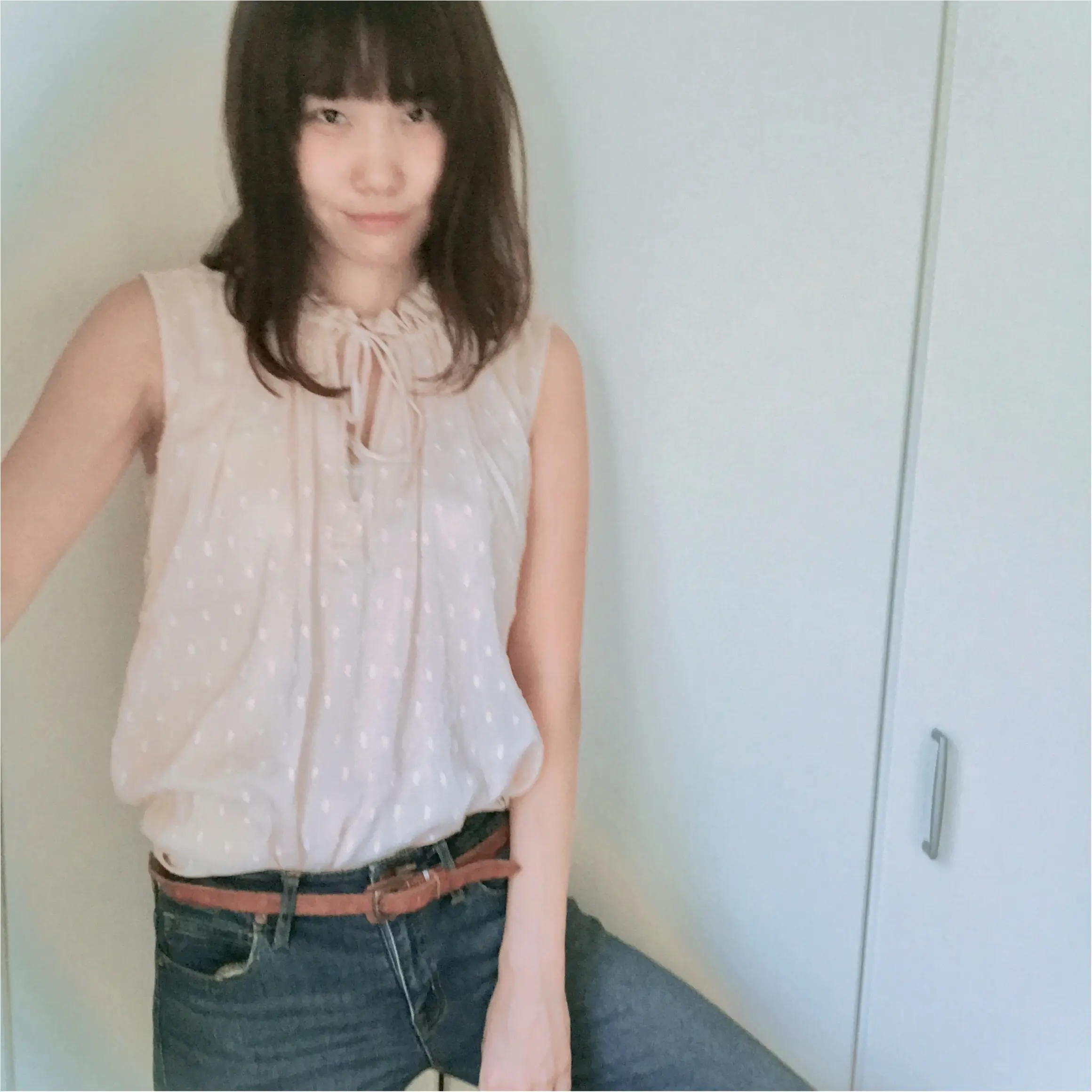 【H&M】200円!800円!スモーキーピンクのトップスで秋はじめました♪_9