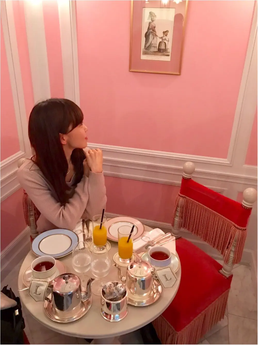 【FOOD】ほんとうは教えたくない!! 銀座LADURÉEの最強かわいいピンクの小部屋♡_3