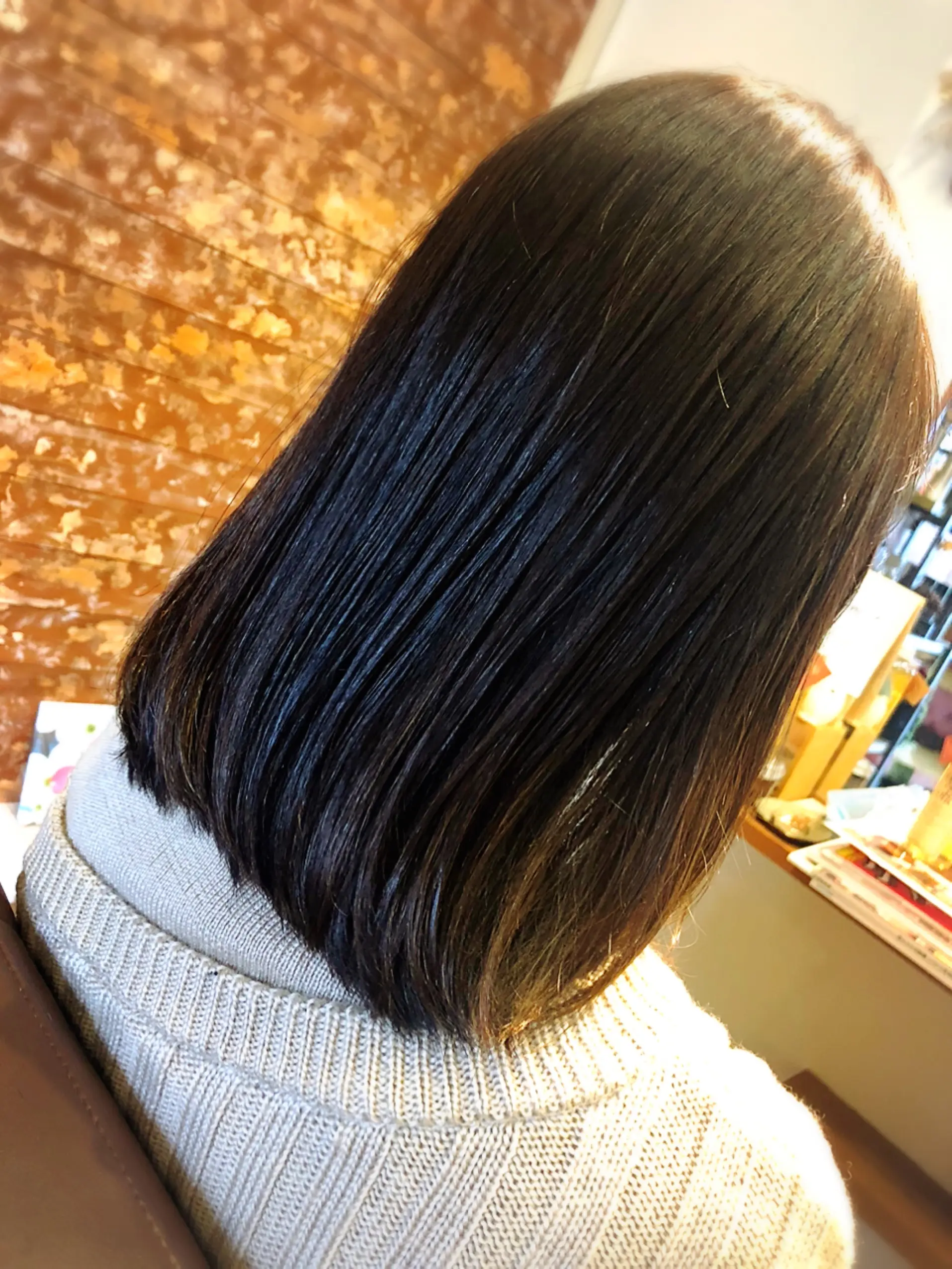 【カラーbefore⭐︎after】ラベンダーカラーを入れて黄ばみをカバーしました♩_2