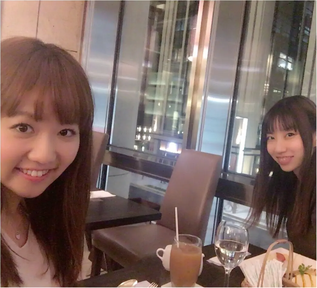 《千疋屋フルーツパーラー》で秋の味覚を堪能☺︎モアハピ部ももえちゃんと6年ぶり??の再会♪♪_5