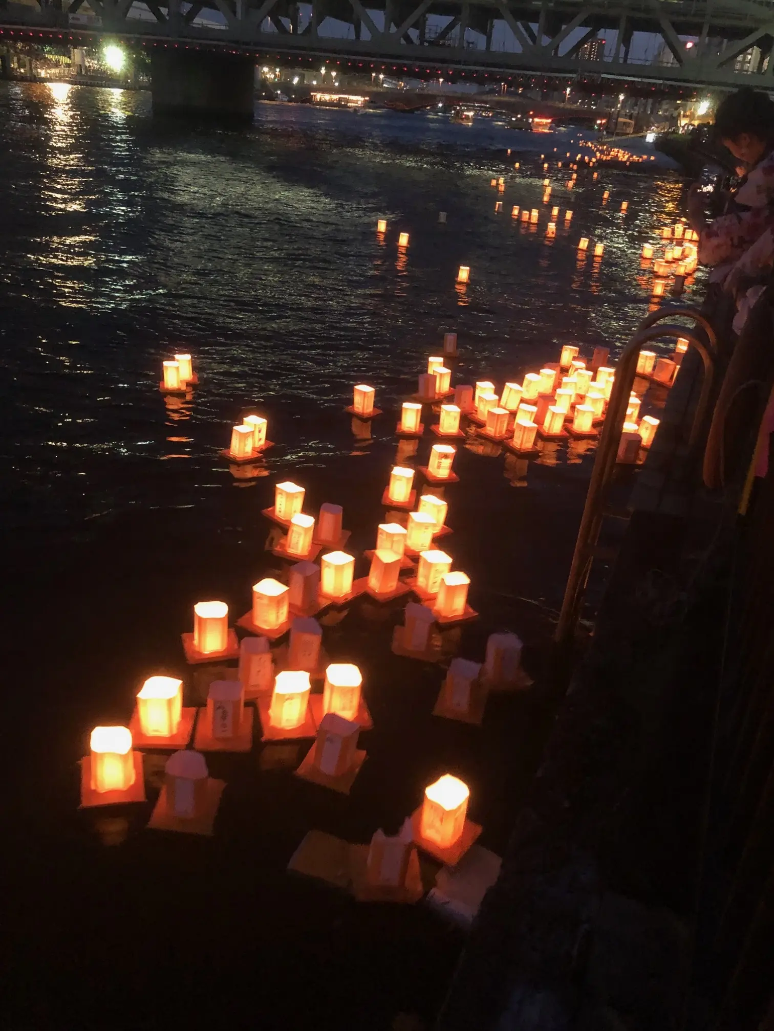 【隅田川】浴衣を着て灯籠流しに参加してきました*_2